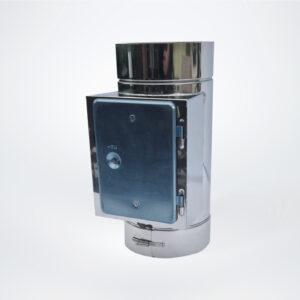 Reinigungselement mit Tür Edelstahlschornstein Doppelwandig 150mm