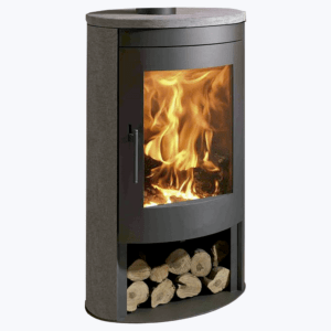 Speckstein Ofen ASKIL Kaminofen Oval 3 Steine Stone 9kW