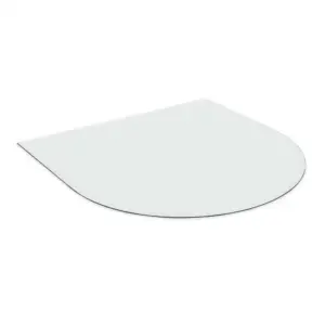 Glasbodenplatte Funkenschutzplatte aus 6mm ESG Glas 100x120cm Lagerware