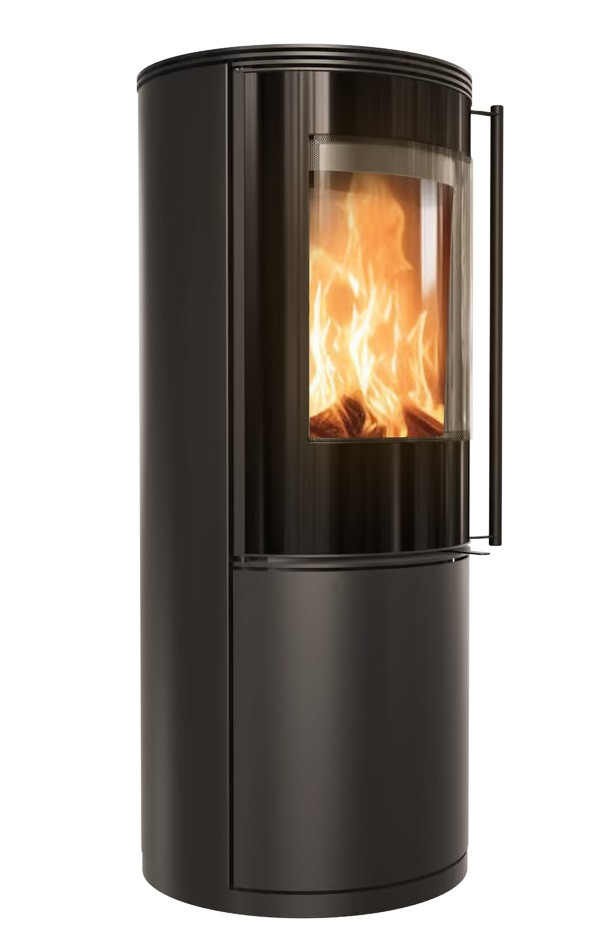 Runder Kaminofen SVEN mit 7kW BIMSCHV- 2 Lagerware Panoramascheibe Effizient heizen mit modernem Design und hoher Leistung – Bild 3