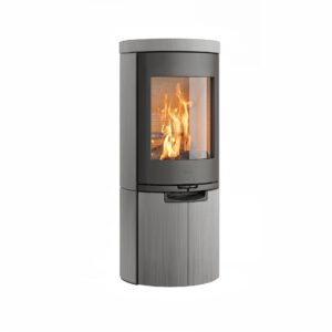 Heta Scan-Line 910 Kaminofen – Modern, Eleganz & Effizienz für Ihr Zuhause Specksteinofen Panoramascheibe Greywood