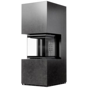 Kaminbausatz NBC 500/500 mit dreiseitigem Kamineinsatz & Quarzsinter-Verkleidung – Modern, effizient, Ecodesign-zertifiziert & BImSchV 2